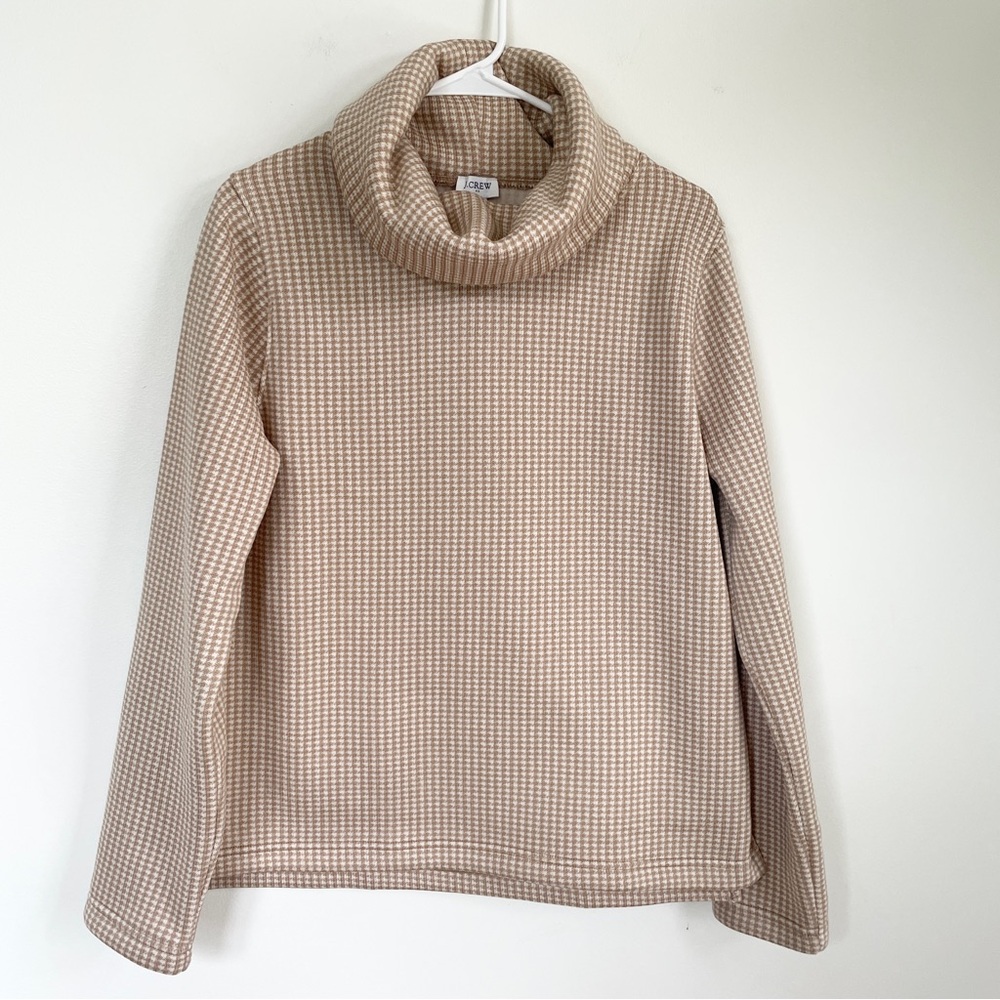 J. Crew Beige Cowl Neck Sweater